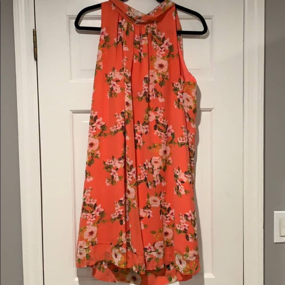 Floral swing dress